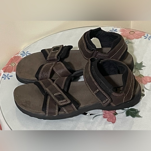 Clark’s Men’s Brown Sandals Size 9 - Picture 3 of 7